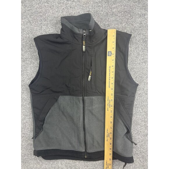 REI Vest Womens Medium Fleece Outdoor Hiking Zip Up Made in USA Jacket - Picture 5 of 6